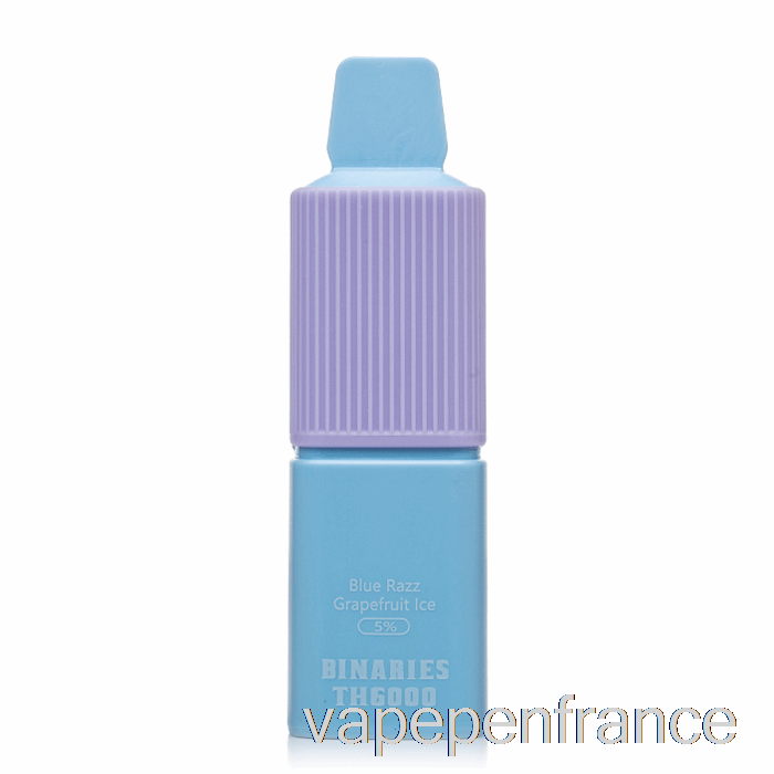 Horizon Binaires Th6000 Stylo Jetable Bleu Razz Pamplemousse Glace Vape